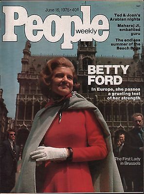 People Weekly June 16 1975 Betty Ford, Maharaj Ji VG 012916DBE