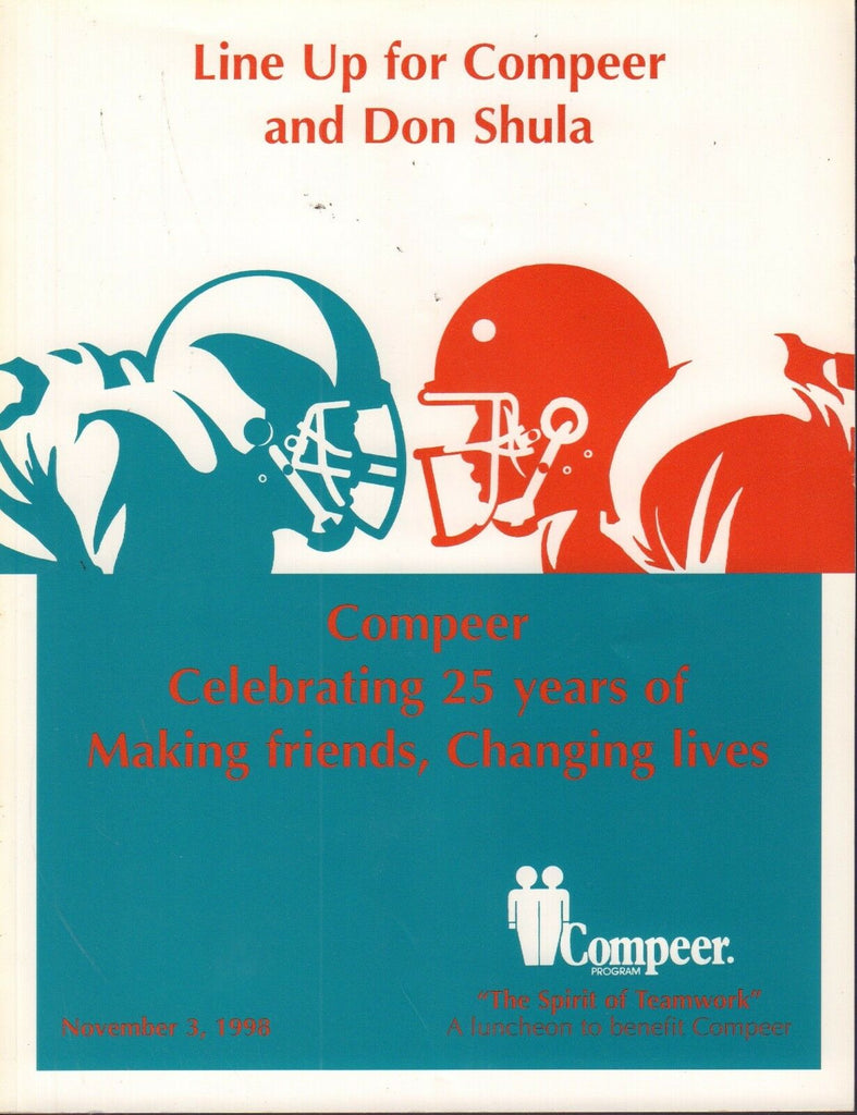 Compeer And Don Shula Luncheon Program 1998 082817nonjhe