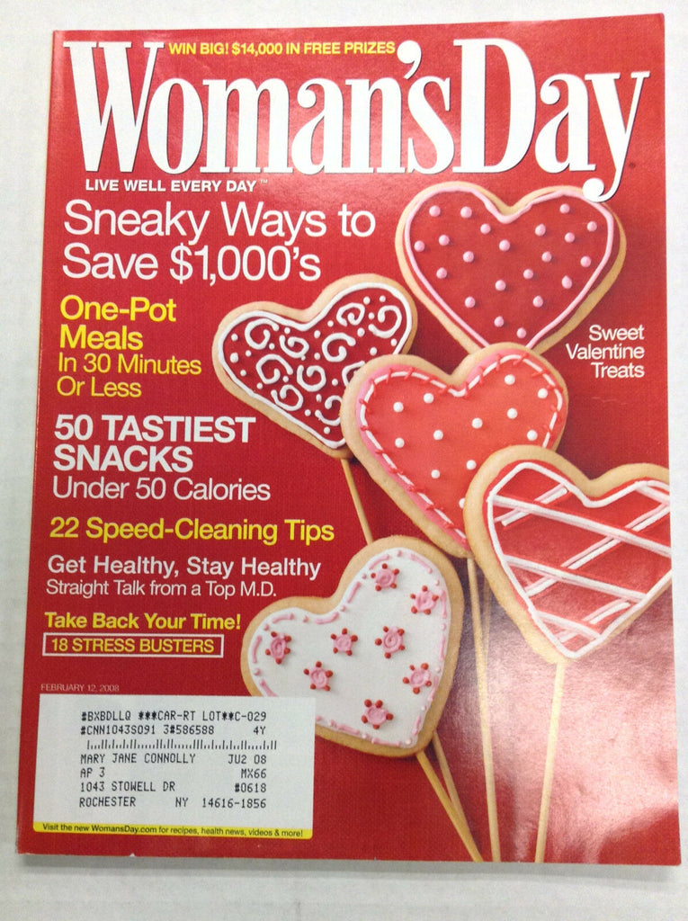 Woman's Day Magazine Sneaky Ways To Save Thousands February 12, 2008 020817RH