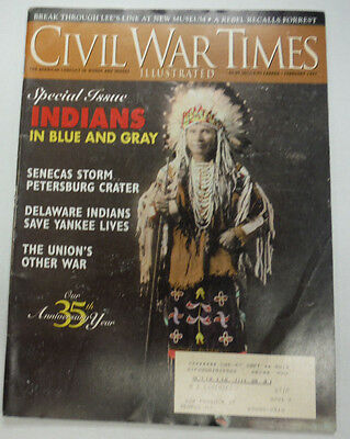 Civil War Times Magazine Indians Blue And Gray WITH ML February 1997 071715R