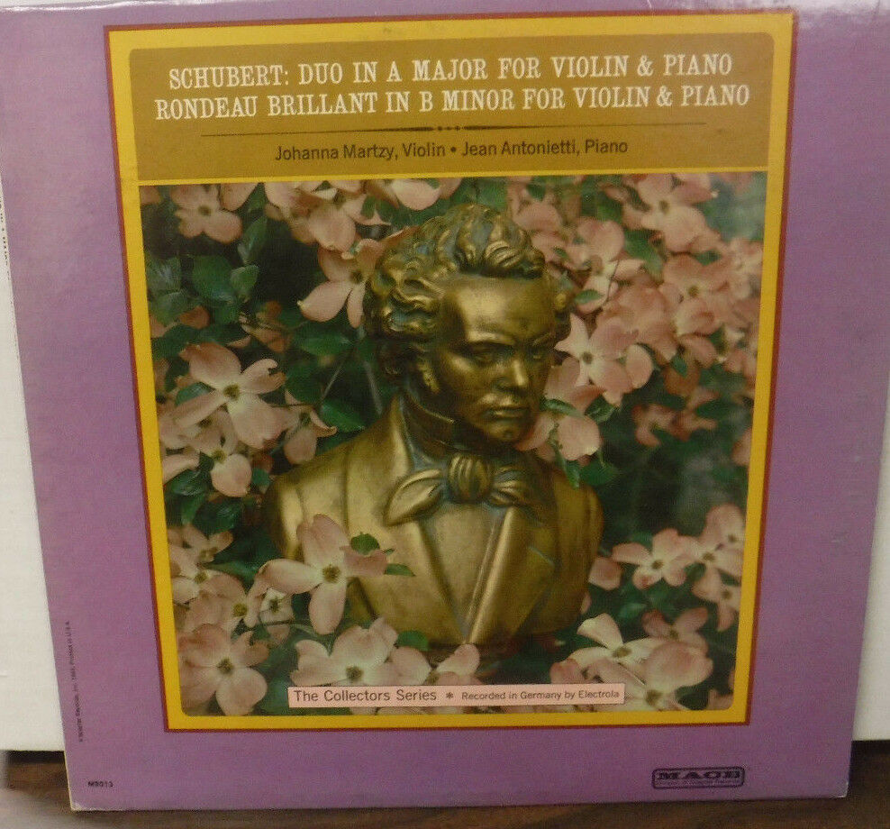 Schubert: duo in a major for violin & piano Rondeau Brillant MCM9013 012118LLE
