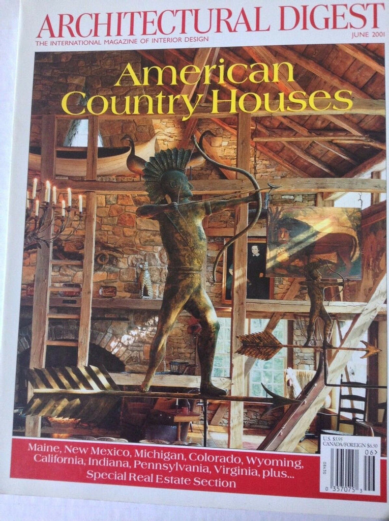 Architectural Digest Magazine American Country Houses June 2001 081817nonrh2