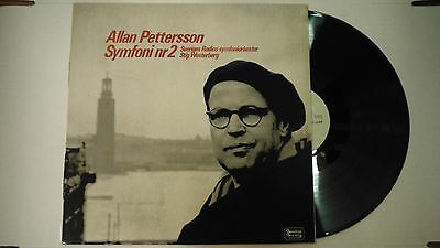 33 RPM Vinyl Allan Pettersson Symfoni Nr 2 Swedish Society SLT33219 111214KME