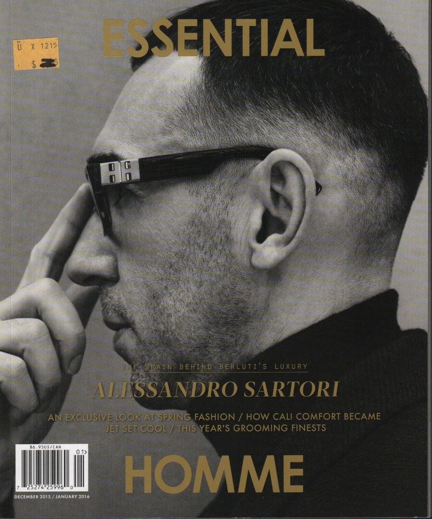 Essential Homme December 2015 January 2016 Alessandro Sartori Berluti 091218DBE