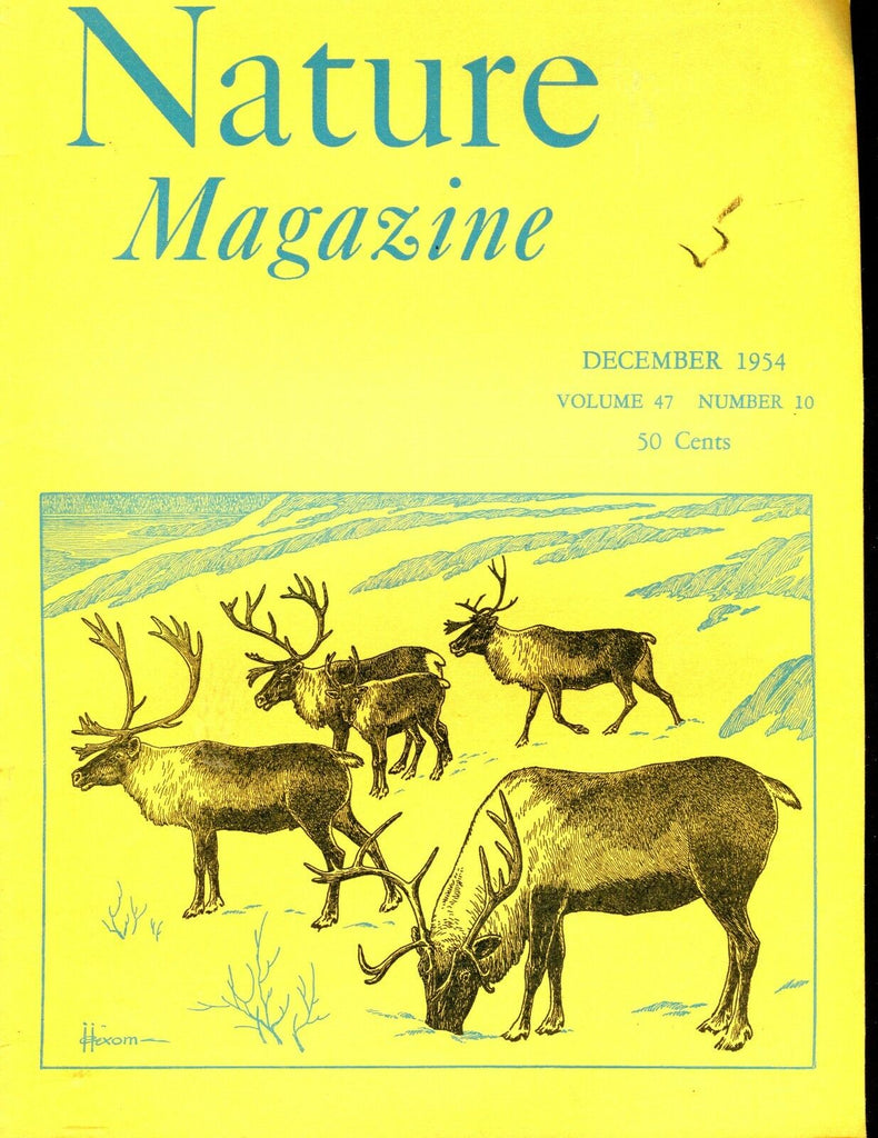 Nature Magazine December 1954 EX ML On Back 011217jhe
