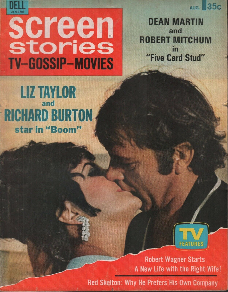 Screen Stories August 1968 Elizabeth Taylor Dean Martin 012819AME2