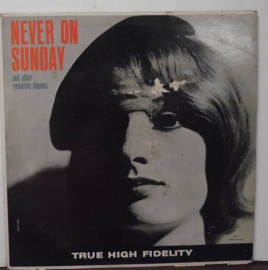 Never on Sunday and other Romantic Themes vinyl M-682 High Fidelity 071518LLE