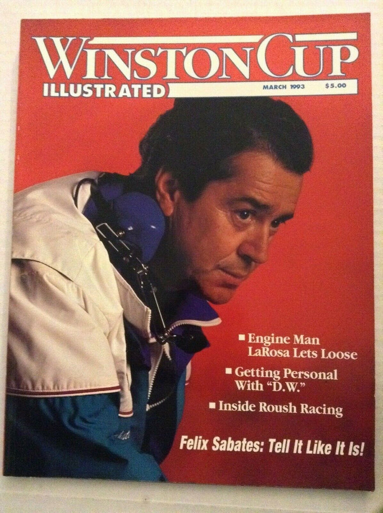 Winston Cup Illustrated Felix Sabates Engine Man Larosa March 1993 082819nonrh