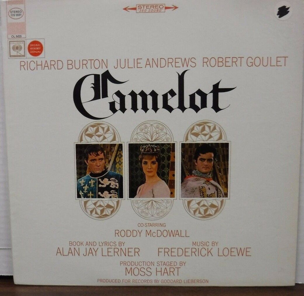 Camelot 33RPM RIchard Burton, Julie Andrews, Robert Goulet OS-2031 111116LLE#2