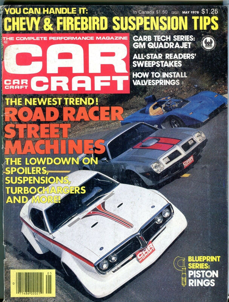 Car Craft Magazine May 1978 Chevy Firebird VG No ML 112316jhe
