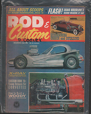 Rod & Custom Magazine December 1963 X-Ray Ray Farhner's Show Rod VGEX 122615jhe