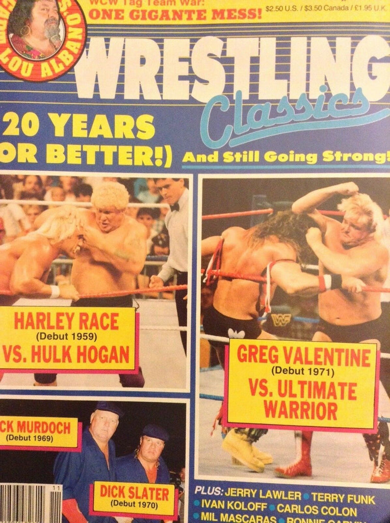 Wrestling Classic Magazine Greg Valentine Harley Race November 1991 041818nonrh