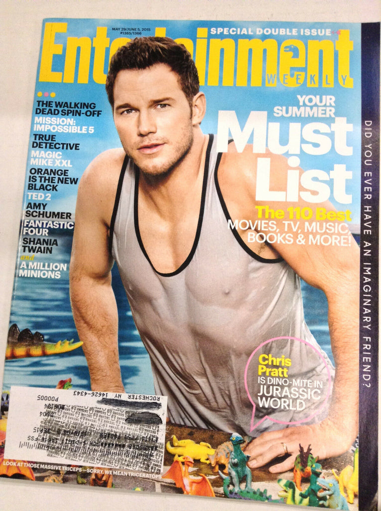 Entertainment Weekly Magazine Chris Pratt May 29/June 5, 2015 050217nonrh