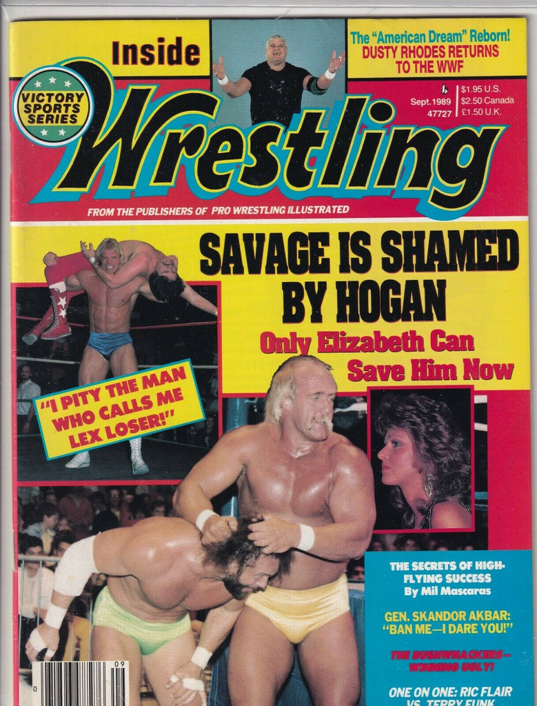 Inside Wrestling Randy Savage Lex Luger Hulk Hogan September 1989 061919nonr
