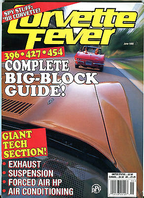 Corvette Fever Magazine June 1995 Complete Big-Block Guide! EX 011116jhe