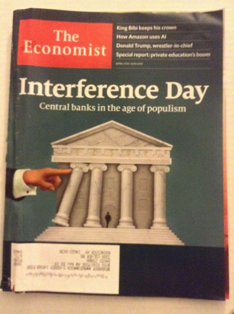 The Economist Mag Interference Day King Bibi April 13-19, 2019 082419nonrh