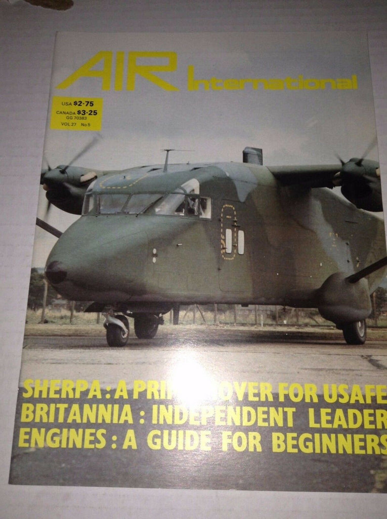 Air International Plane Magazine Sherpa & Britannia November 1984 120716rh2