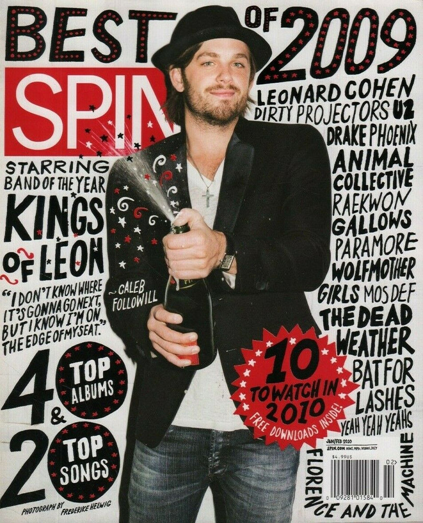 Spin Best of 2009 Kings of Leon Drake Paramore Leonard Cohen 050819DBE