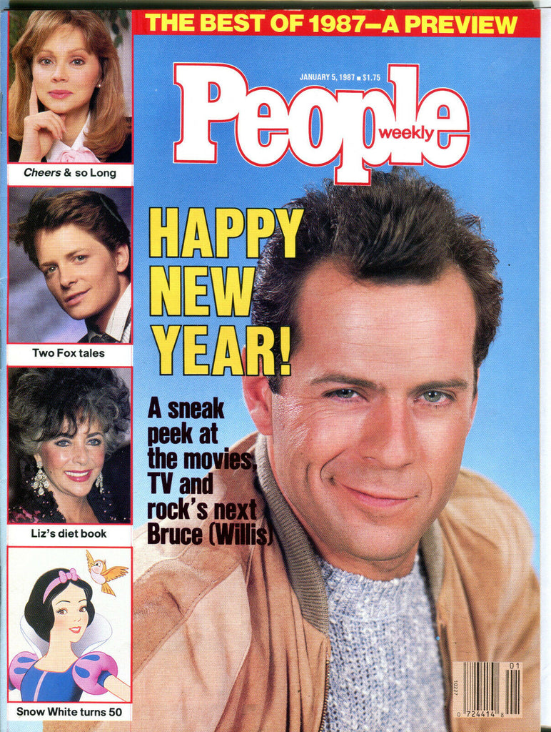 People Magazine January 5 1987 Bruce Willis EX 081816jhe