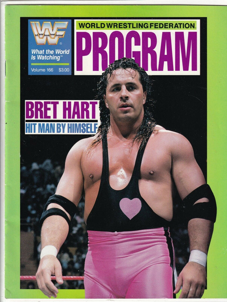 WWF Program Magazine Bret Hart Vol.166 061419nonr