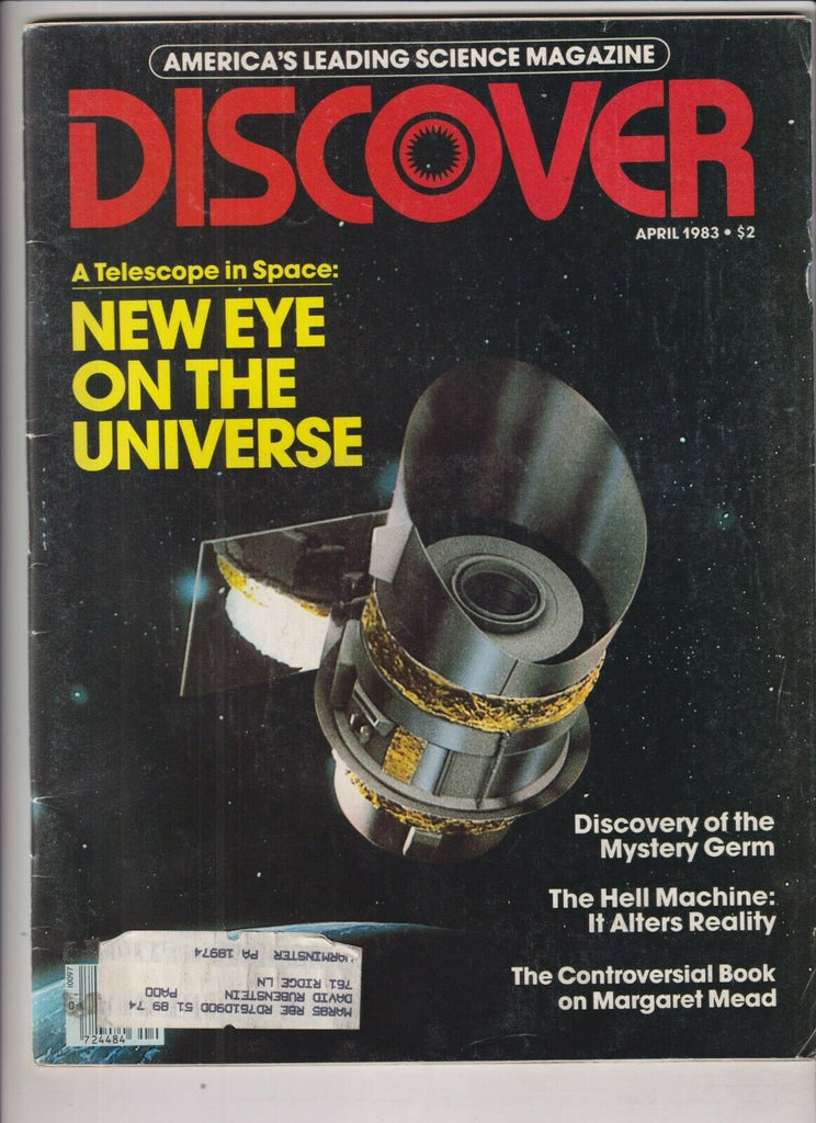 Discover Mag Telescope In Space April 1983 112019nonr