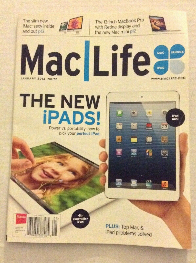 Mac Life Mag New IPads & Problems Solved January 2013 100819nonrh