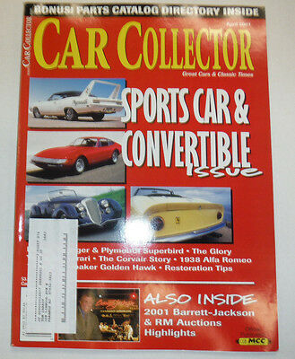 Collectible Automobile Magazine Sports Car & Convertible April 2001 030615R2