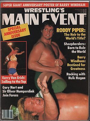 Wrestling's Main Event August 1983 Roddy Piper Complete EX 120915DBE