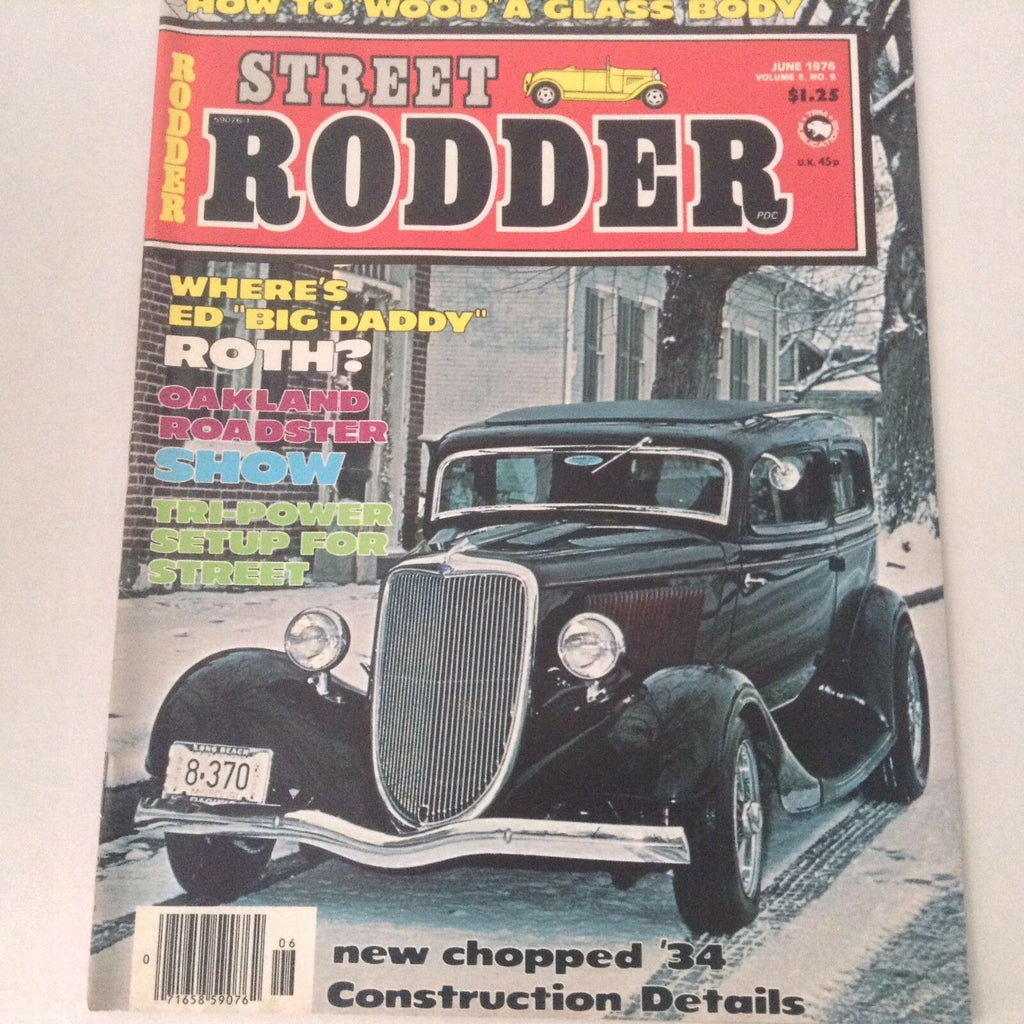 Street Rodder Magazine Ed Big Daddy Roth June 1976 060517nonrh