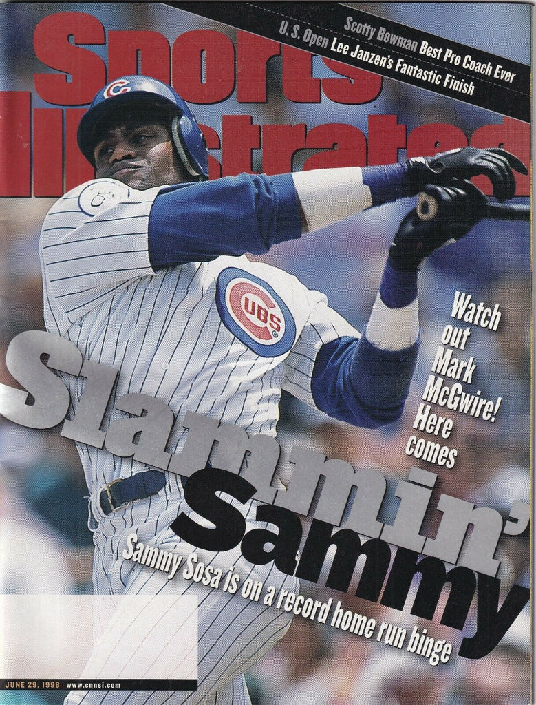 Sports Illustrated Sammy Sosa Mark McGwire June 29, 1998 091519nonr