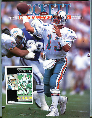 Beckett Football Monthly March 1992 Dan Marino EX 071316jhe