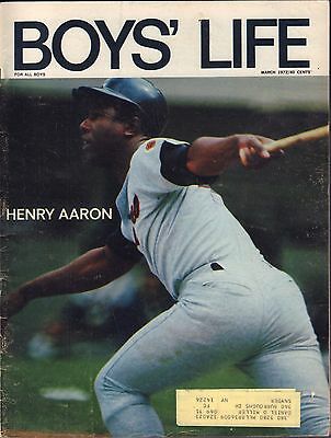 Boys' Life March 1972 Henry Aaron w/ML VG 082916DBE