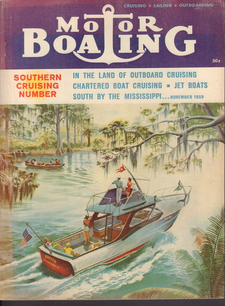 Motor Boating November 1959 Outboard Cruising, Mississippi 042017nonDBE