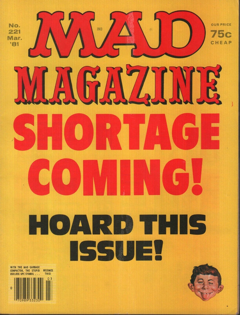 Mad Magazine #221 March 1981 010919AME