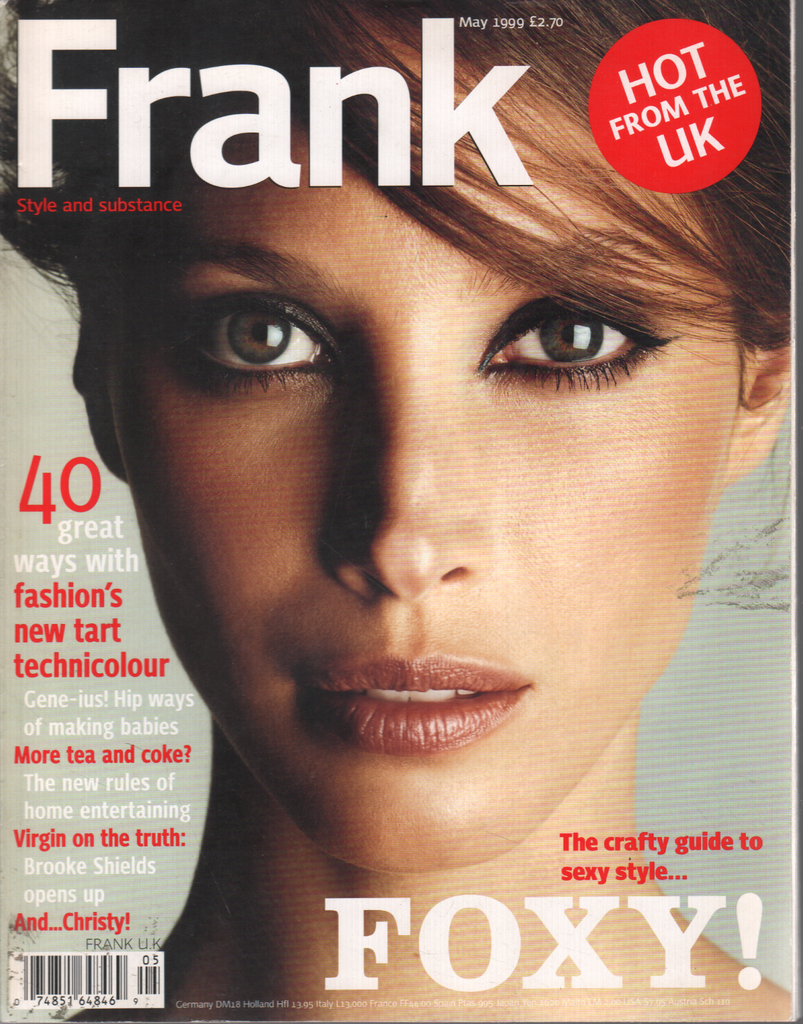 Frank Uk Fashion May 1999 Brooke Shields Kristen Owen 040220DBE