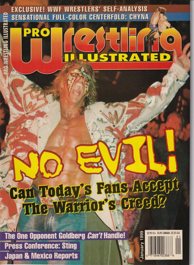 Pro Wrestling Illustrated Sting Goldberg January 1999 031919nonr