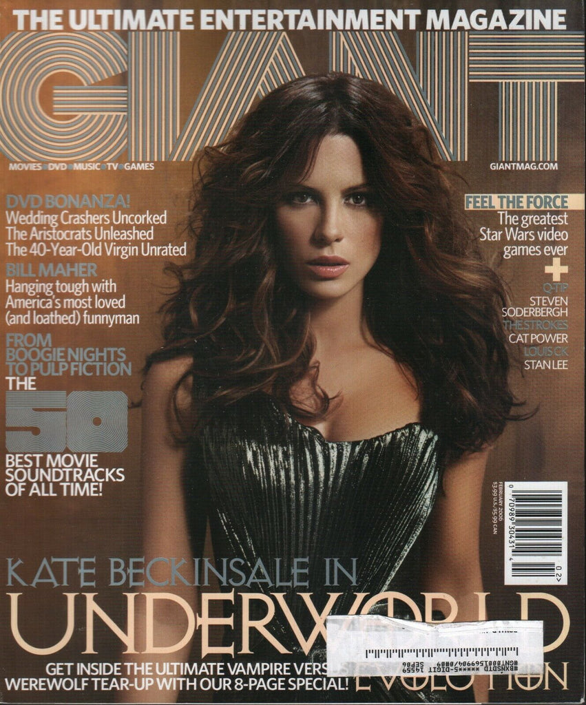 Giant Magazine February 2006 Kate Beckinsale Bill Maher 021819AME
