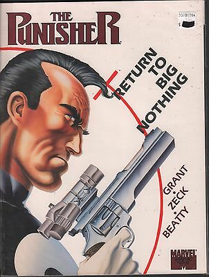 The Punisher Return to big Nothing Marvel Graphic Novel 1989 Fp EX 010516DBE