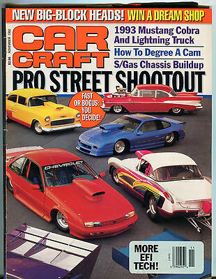 Car Craft Magazine November 1992 Pro Street Shootout EX 020216jhe
