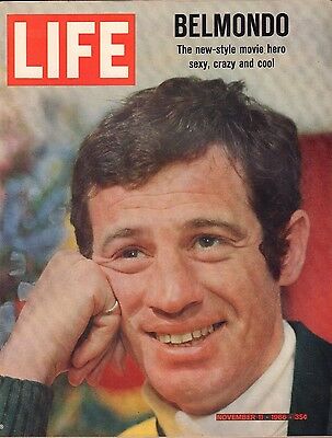 Life Magazine November 11 1966 Birthday Belmondo VG 050316DBE