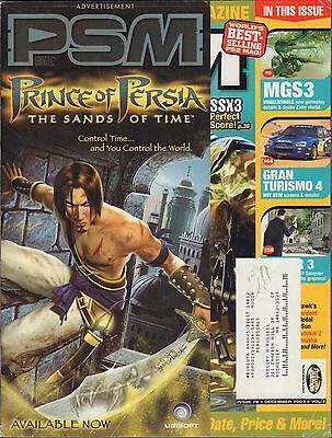 PSM December 2003 Socom 2, Metal Gear Solid 3 w/ML VG 070816DBE2