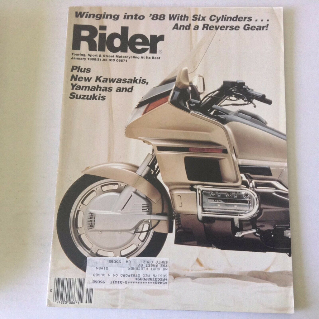 Rider Magazine New Kawasakis Yamahas And Suzukis January 1988 060117nonrh3