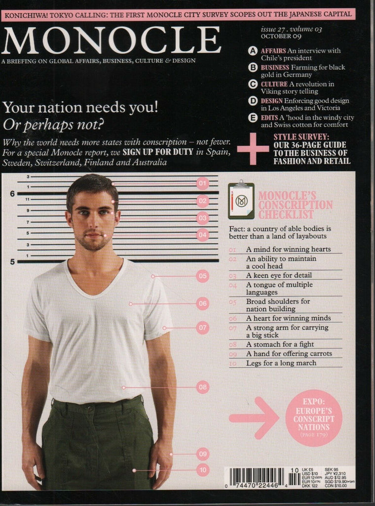 Monocle October 2009 Markel Redondo Louis Roung Max Miller 053018DBF