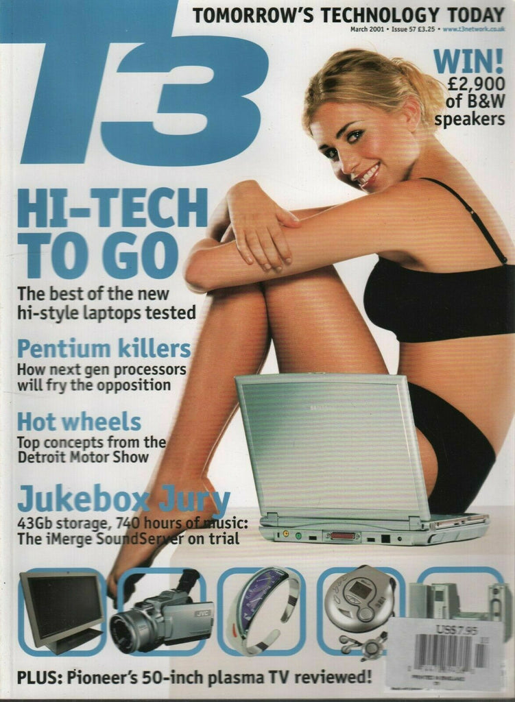 T3 UK Technology Magazine March 2001 Pentium Pioneer 112219AME