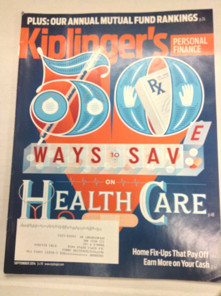 Kiplinger's Magazine Ways To Save On Health Care September 2014 042617nonr