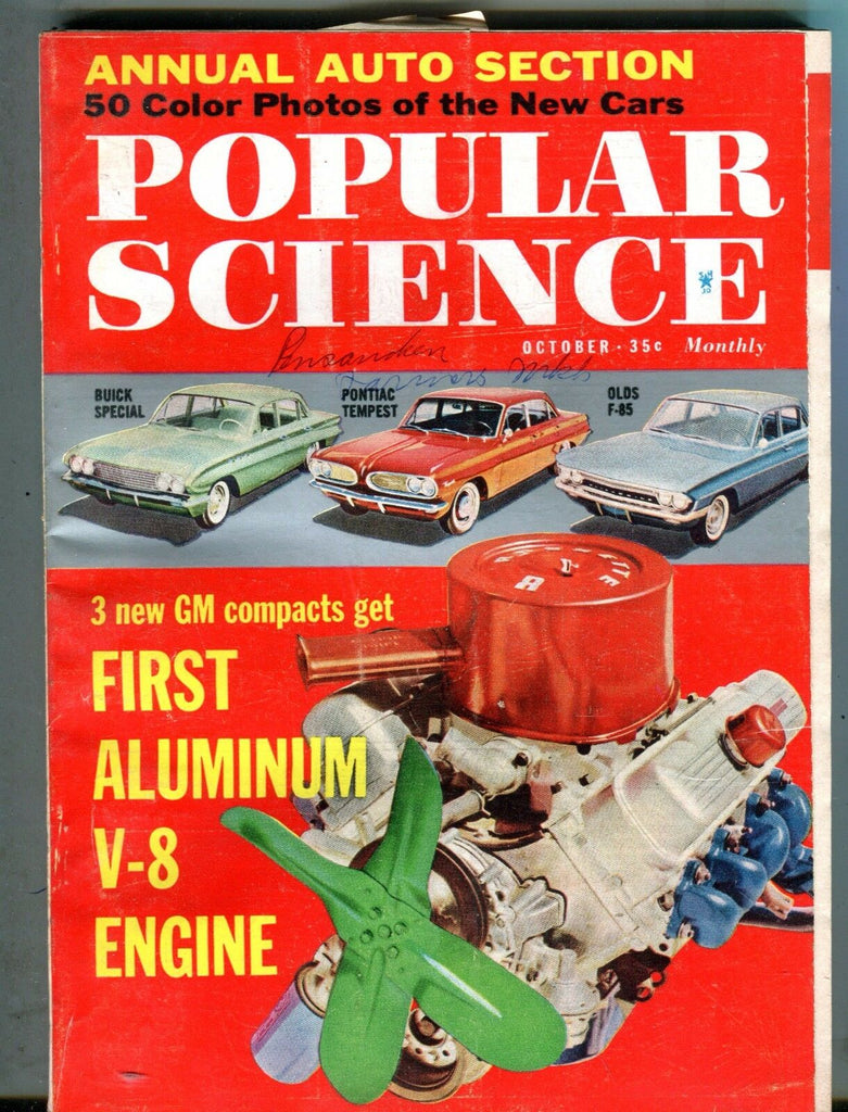 Popular Science Magazine October 1960 Aluminum V-8 Engine Buick 062317nonjhe