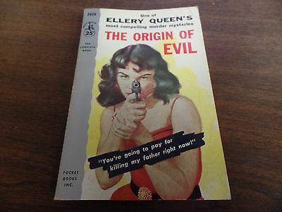 The Origin of Evil Ellery Queen 1956 231pgs Mystery Novel 121415ame
