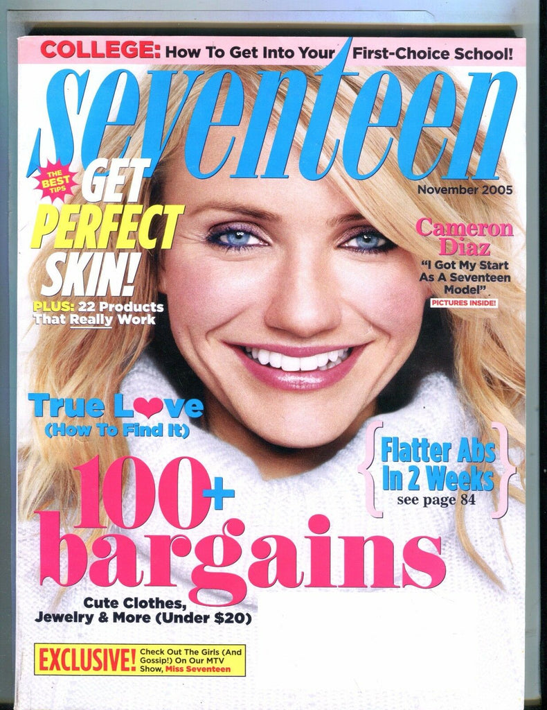 Seventeen Magazine November 2005 Cameron Diaz 071117nonjhe