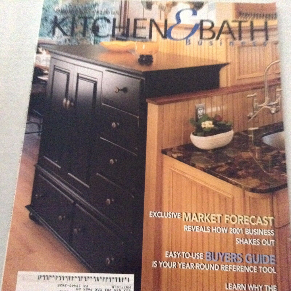 Kitchen & Bath Magazine Market Forecast Buyers Guide January 2001 071317nonrh3