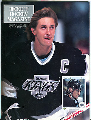 Beckett Hockey Magazine September/October 1990 Wayne Gretzky EX 080116jhe